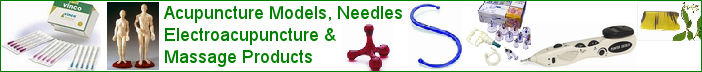 Acupuncture Models, Needles, Electroacupuncture and Massage Tools