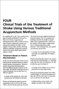 Acupuncture for Stroke Rehabilitation