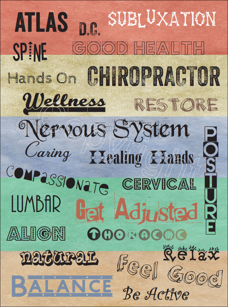 Chiropractic Wall Charts